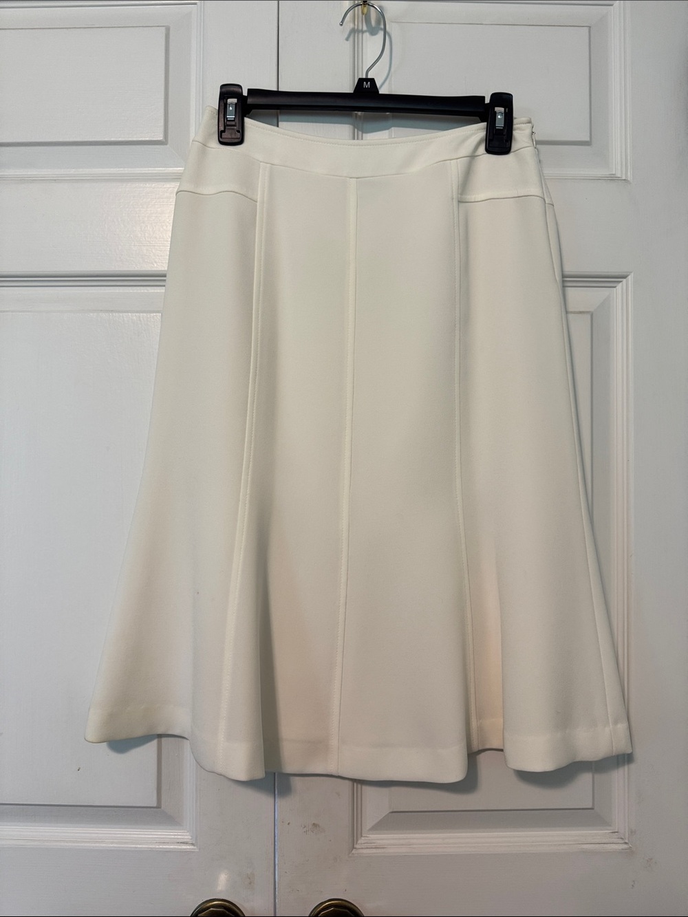 Talbots Classic elegant Women's Cream A-Line Skirt 2P